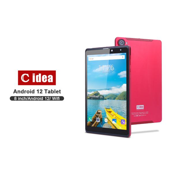 C idea Android 8 Inch Tablet PC 256GB Large Capacity Storage 5MP+8MP Cameras 8000mAh Battery Life Reading CM835 Red