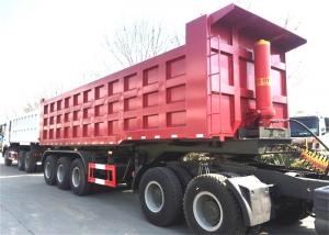 Buy cheap Heavy Duty Cargo Side Rear Tipping 2/3 Axles Truck Dump Trailer product