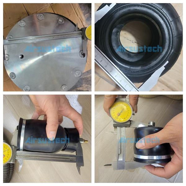 LHF200/212-2 Rubber Shock Absorber Airbag ø200 MM Double Convoluted Air Spring