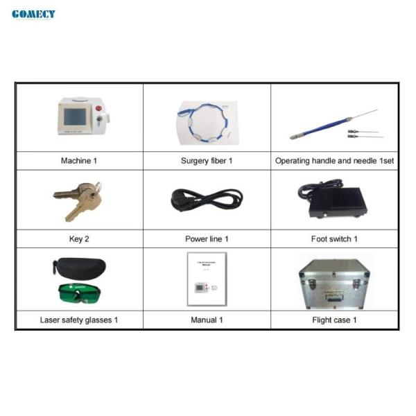 Minimally Invasive 1470nm Diode Laser Vein Removal Machine for EVLT Treatment Solutions