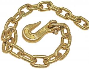 Buy cheap Conveyor Chain Function Standard Grade 70 Chain with Clevis Grab Hook Yellow Zinc product