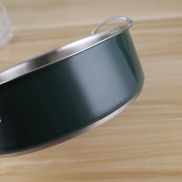 Stainless steel 201 kitchen soup pot restaurant 24cm hot pot cookware for food