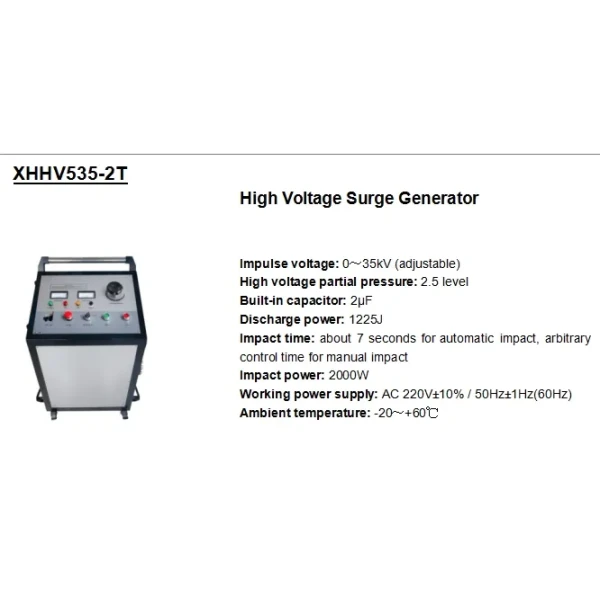 Xzh Rugged High Quality Cable Fault Locator 8/16/32kv 1000j Trolley Hv Pulse Generator