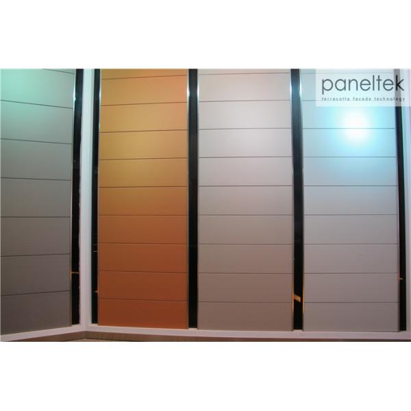 Customized - Shape Terracotta Panels No Radiation For Outdoor Wall Cladding