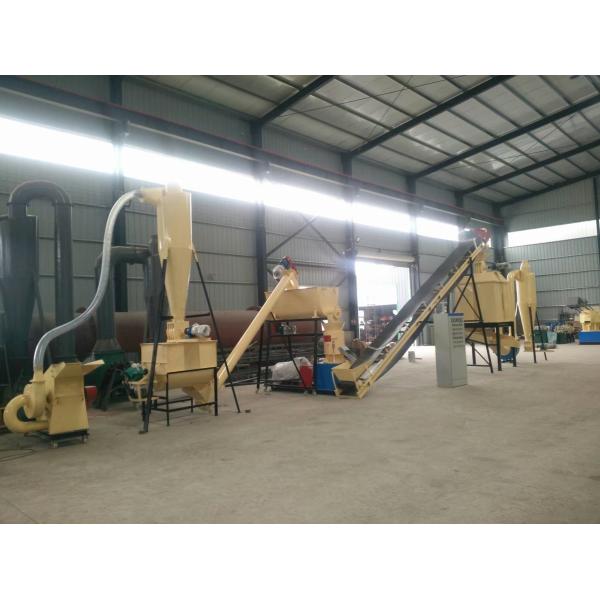 cattel cow SKJ 450 feed pellet line1500kg per hour for Paraguay client