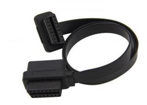 Buy cheap OBD Extension Cable / OBD2 USB Cable Right Angle 16 PIN Male With Female Connector product