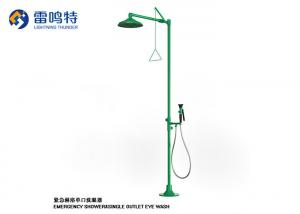 China Combined 150cm Laboratory Accessories Emergency Shower With Eyewash Station on sale