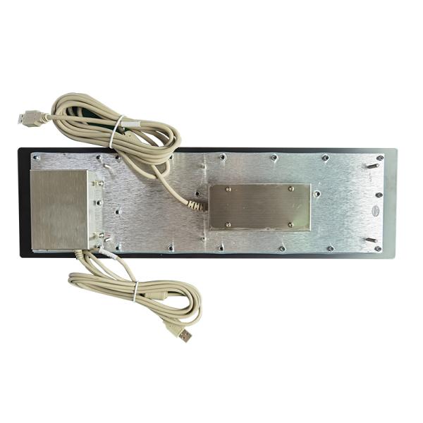 No Backlighting Black Metal Keyboards With Customizable Layout For Self Service Kiosk