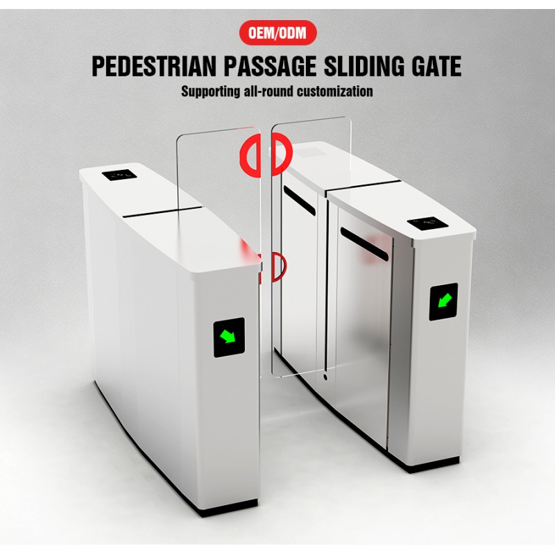 HCW CW602 Sliding Gate Turnstile for Pedestrian Access Control