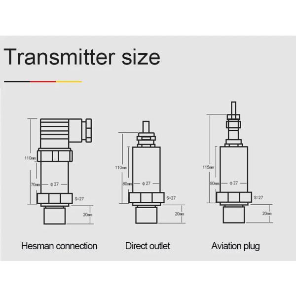YUNYI YD32 Mini Pressure Transducer Sensor For Liquid Water Gas Smart Pressure Transmitter