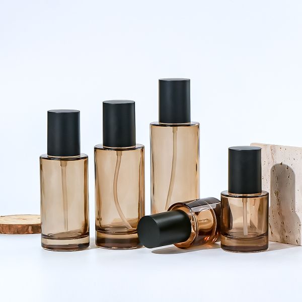 Customizable Leakproof Eco-Friendly Glass Lotion Bottle for Skincare Packaging