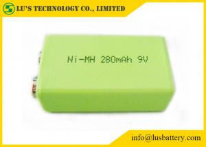 Buy cheap 9V 280mah Prismatic Nimh Battery / 6F22 9v Battery High Energy Density 9V rechargeable battery product