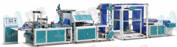 Quality Three Side Seal Non Woven Fabric Bag Making Machine For Handle Bag for sale