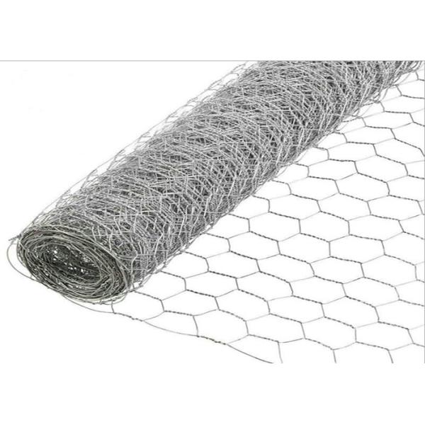 19mm Poultry Wire Mesh Fence , 50mm Hole Hex Wire Fencing