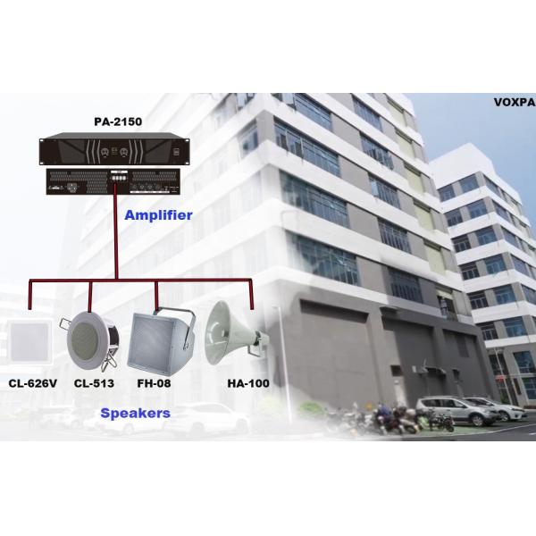 1500w PA Amplifier 2 Channel Power Amplifier Class D Broadcast Amplifier
