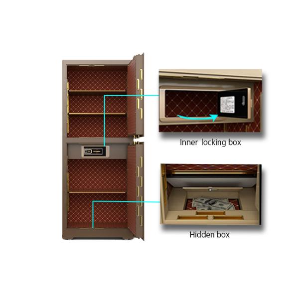 Anti-Theft Commercial Safe Boxes Alarm System Biometric Fingerprint Lock 7 Open Ways