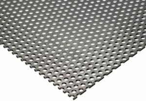 China Decorative Stainless Steel Perforated Plate 201 304 316 321 SS Sheet on sale