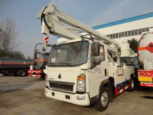 Buy cheap HOWO 8-24 Meters Height Aerial Work Platform Arm Lift Bucket Truck 8 Tons Diesel Fuel Type product
