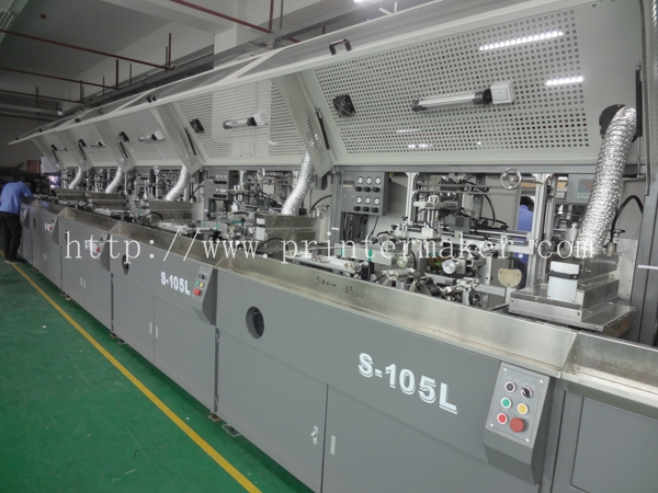 Fully Automatic Five Color Screen Printing Machine