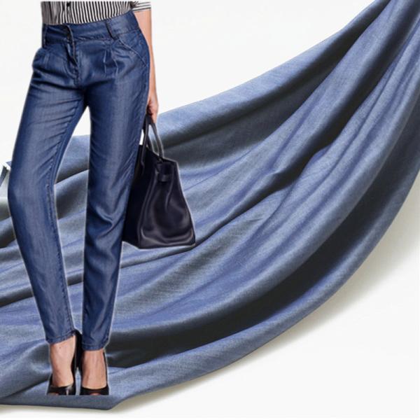 280 Gram Tencel Denim Fabric 58" Lyocell Cotton Blend Fabric