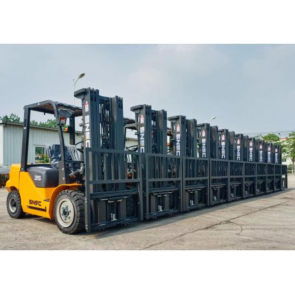 2065mm Mast Height 3.5 Ton Mini Rough Terrain 4x4 Diesel Forklift with Container Mast