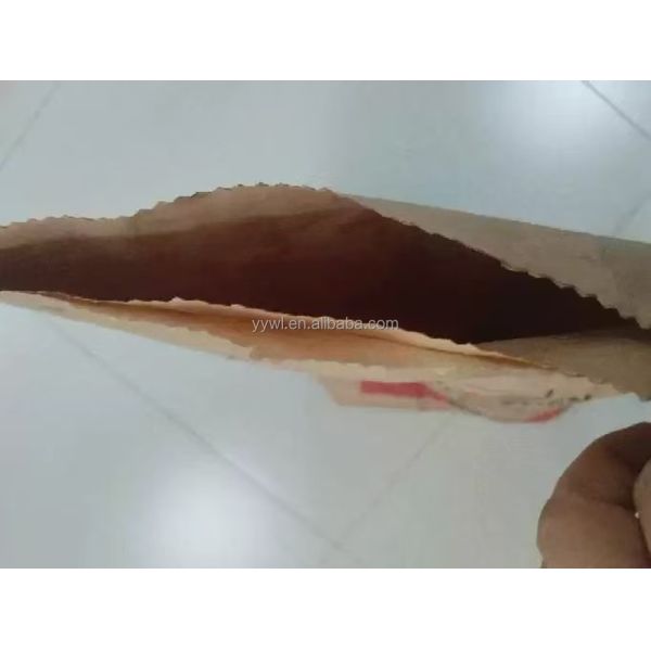 2 Layer 80GSM Moisture Proof Kraft Paper Bag Customizable for Cement and Charcoal Packaging