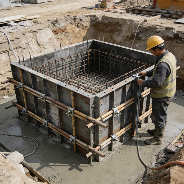Galvanization Small Lightweight Steel Formwork For Concrete Structures