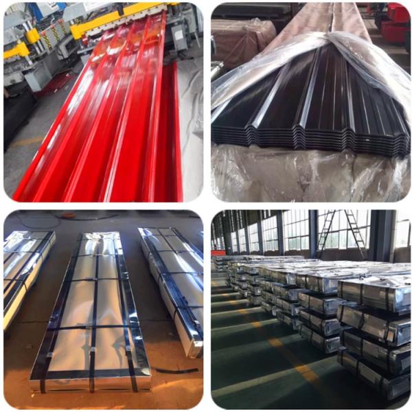 Minimized Spangle Zinc Coated Steel Corrugated Roofing Sheets TDC51DZM