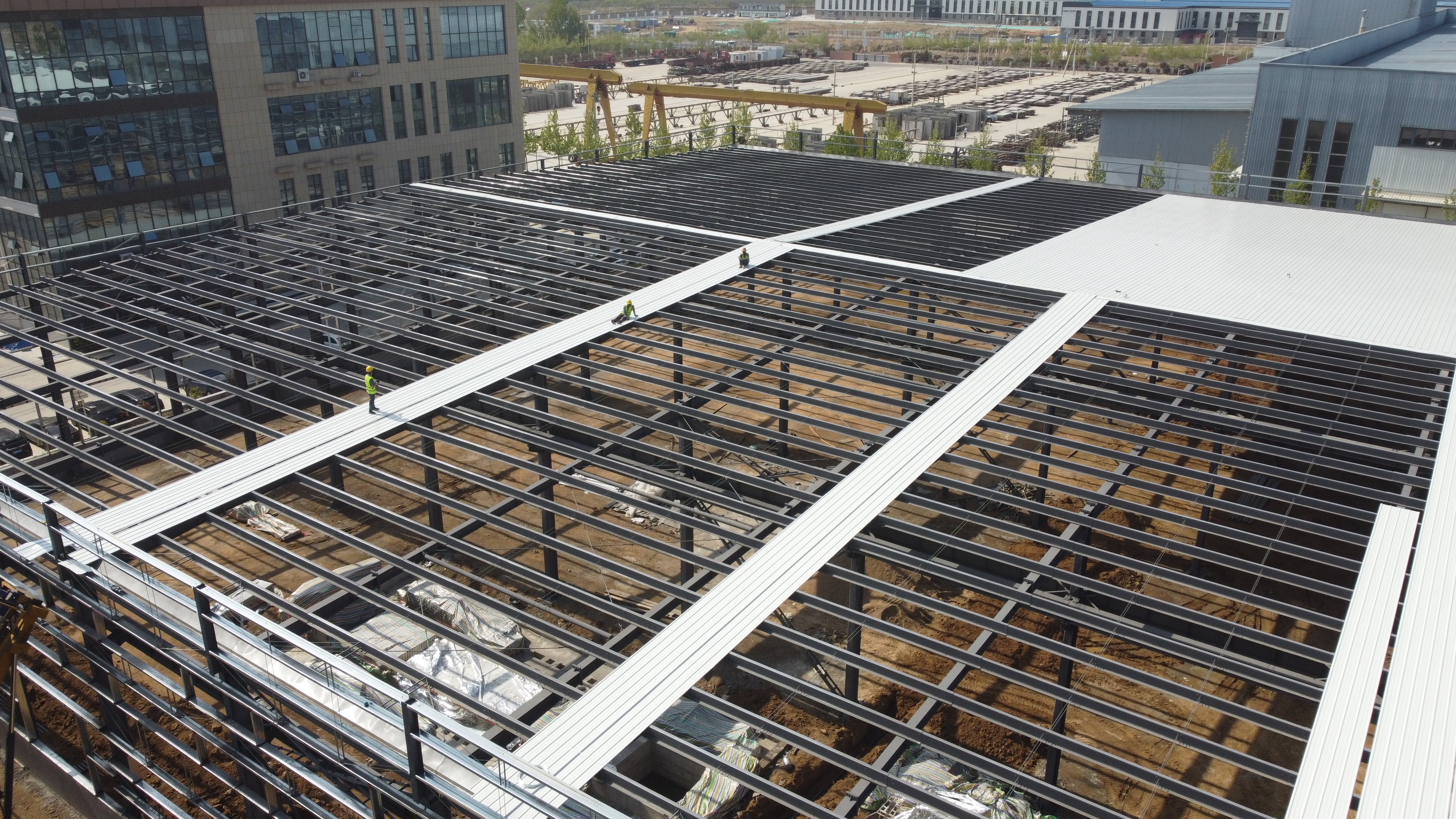 Custom Span & Eave Height Prefab Steel Structure Factory Workshop Construction