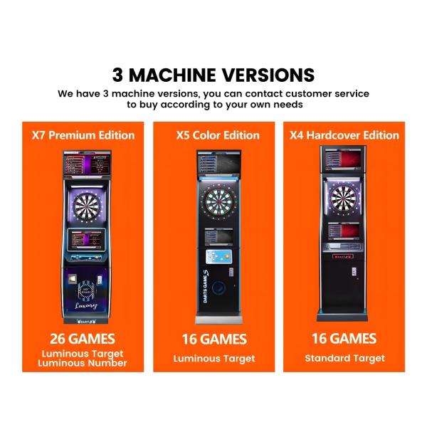 Coin Operated Indoor Commercial Arcade Machine Soft Tip Darts Machine