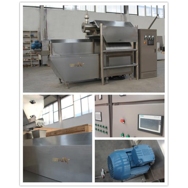 Stainless Steel Snack Food Extruder Machine , 120-150kg/Hr Corn Snack Extruder
