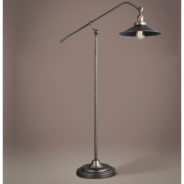 Adjustable Long Arm Tall Standing Luxury Home Decorative black floor lamp（WH-VTL-06）