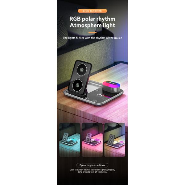 4in1 Qi Wireless Charger Dock