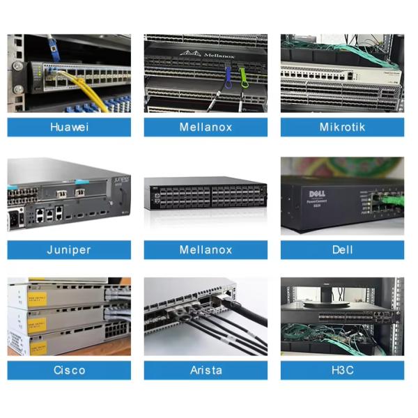 Seamless 40 Gbps Data Transfer Rate 100G QSFP28 to QSFP28 1M DAC Cable for Data Transmission