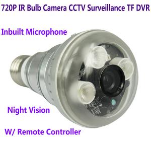 China 720P IR Night Vision LED Array Bulb Camcorder CCTV Surveillance DVR Camera Remote Control on sale