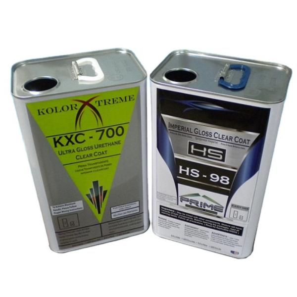 Waterproof Car Paint Cans Square Pail Paint Packaging