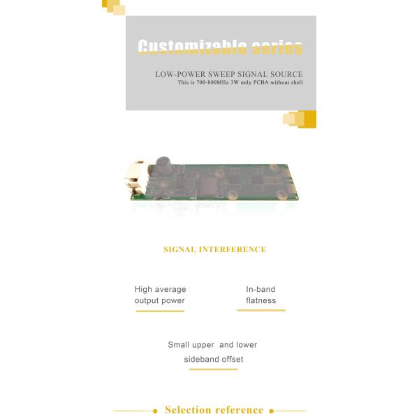 3W 5V 750-820MHz Signal Jammer PCBA Signal Jammer Components VCO Jammer