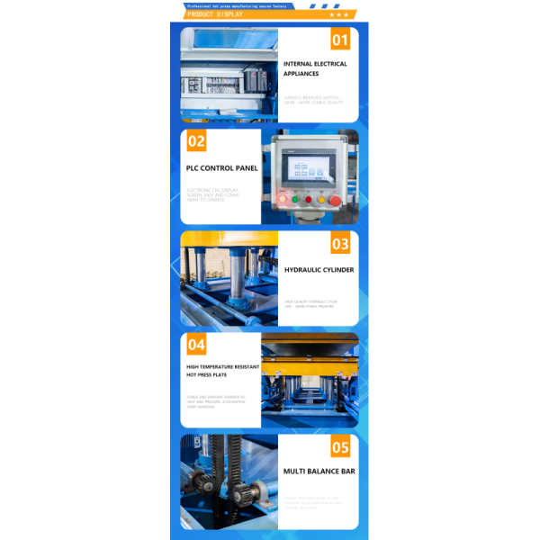 Customize 250T Electric dual station movable slide hot press machine for producing carriage boards and polyurethane foam boards