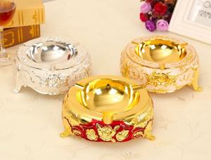 Buy cheap Thickness 5.0mm OEM Antique Plating Zinc Alloy Ashtray product