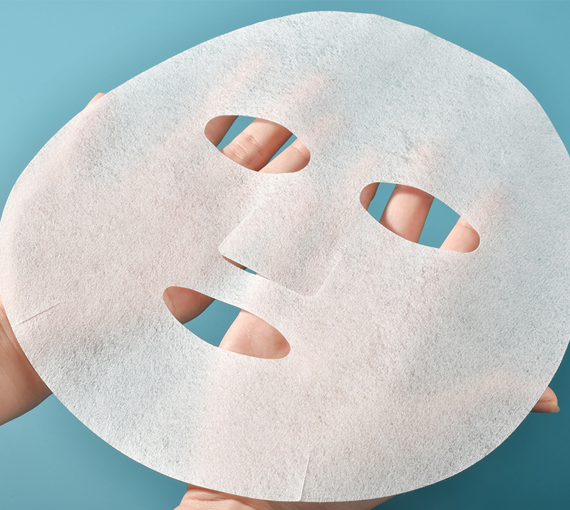 Stripe Lyocell Nonwoven Breathable Light and Thin Facial Maskcloth Soft Moisturizing Skin Care Mask Sheet Home Use