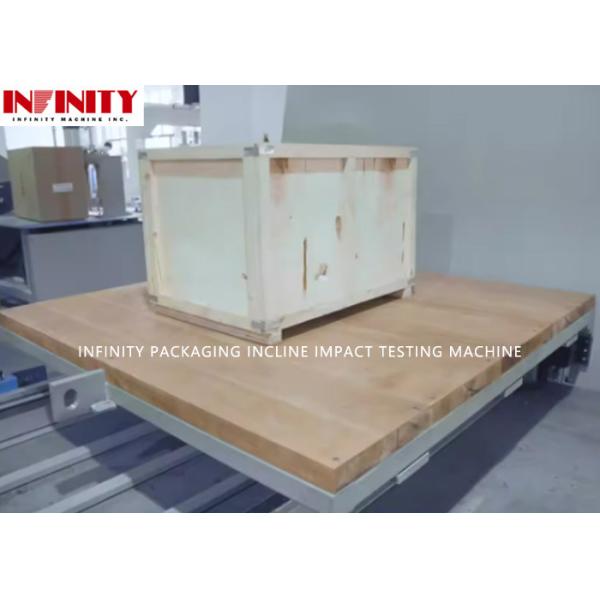 Impact Speed Range 1.305-3.78 M/s Packaging Test Machinery with W1600×H1600 Mm Impact Plate Size