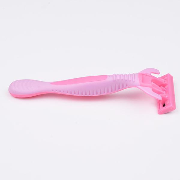 Custom Disposable Six Blade Open Back Shaving Razor Face Hair Removal Razor for Ladies