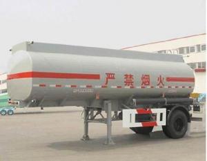 China 13000L Aluminum Tanker Semi-Trailer with 1 BPW axles for Organic Chemical	  9131GHAL on sale