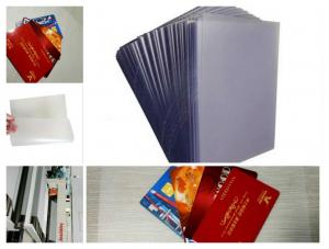 Buy cheap High Adhesion Pvc Overlay Film No Color Change For Laminating Smard Card product
