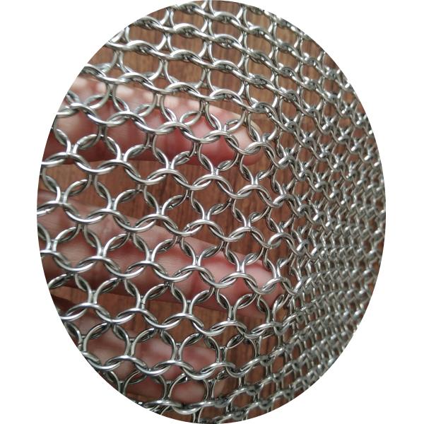 Chainmail 7mm Metal Ring Curtain For Office Partition
