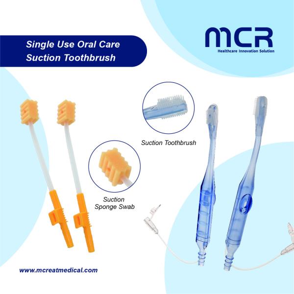 Disposable Suction Toothbrush Medical Silicone Suction Toothbrush