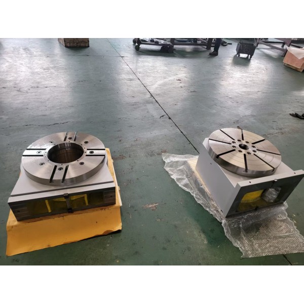 Precision Machining Servo Driven Rotary Table Torque 12 to 50 Nm 4th Axis Worm Gear Table