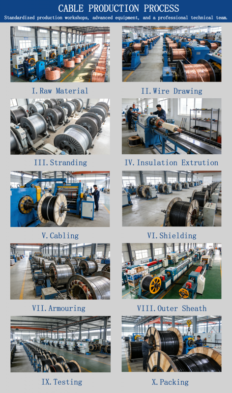 YJV22 STA Armored Power Cable XLPE PVC Sheath Underground Burial Electrical Cable 0.6/1kV