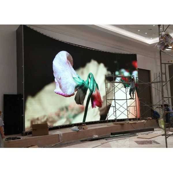 Wide Viewing Angle Indoor Rental LED Display , High Resolution 5mm Led Screen