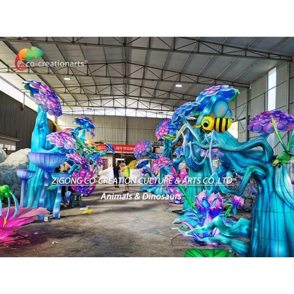 Customizable Chinese Festival Lanterns Resin Insect Animal Shaped
